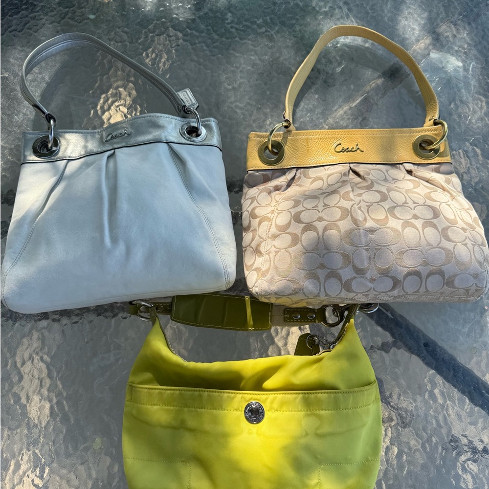 3 coach bag bundle